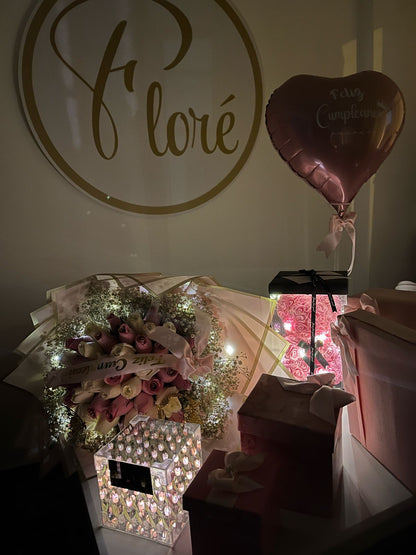 Buchón de 50 rosas💐