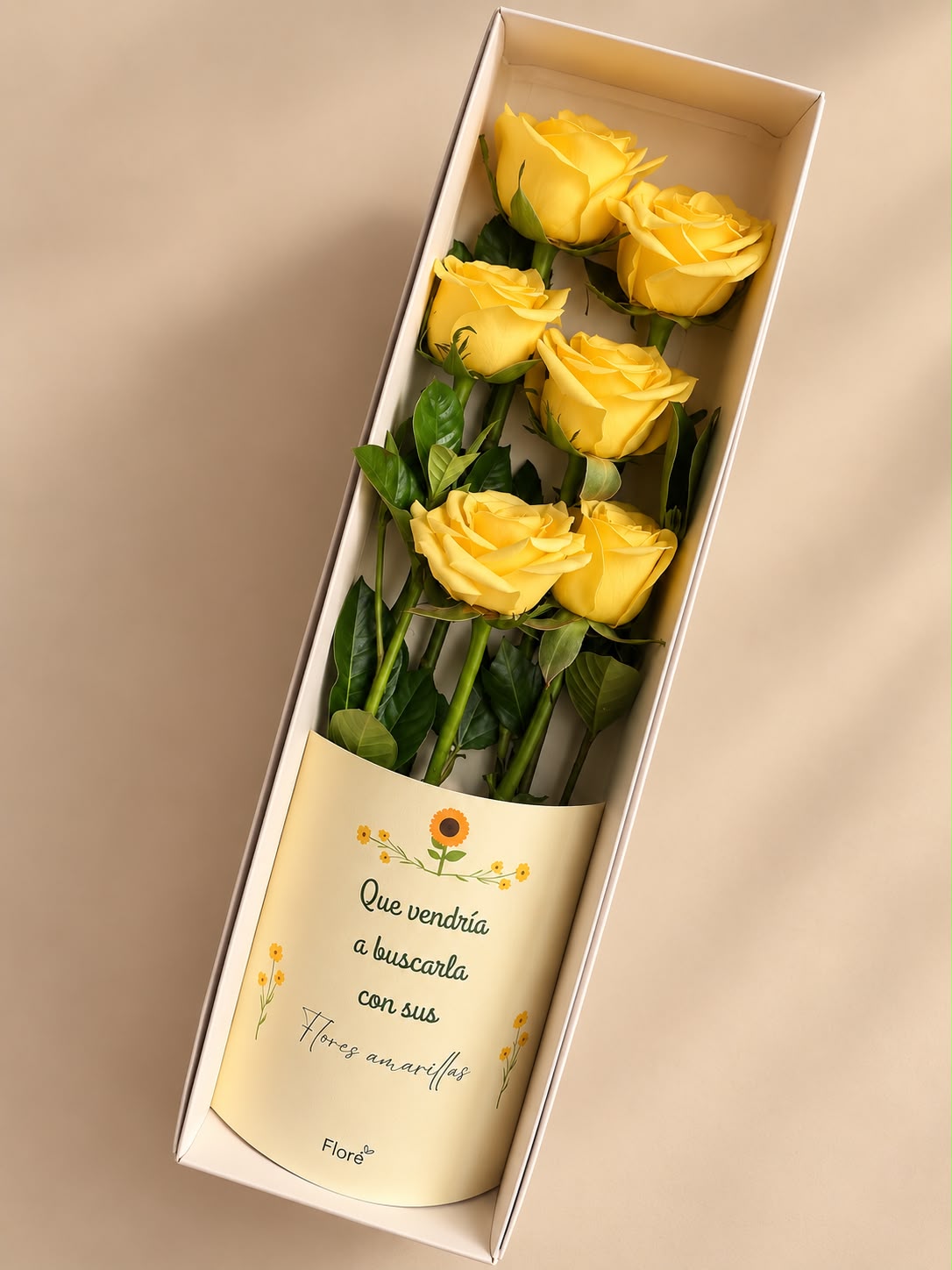 Caja de rosas